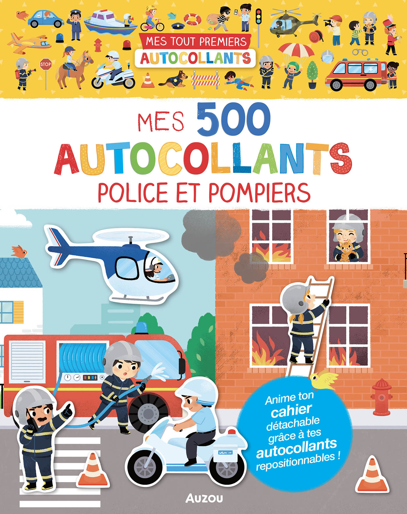 Mes Tout Premiers Autocollants - Mes 500 Autocollants Police Et Pompiers Mes Tout Premiers Autocollants - Mes 500 Autocollants Police Et Pompiers