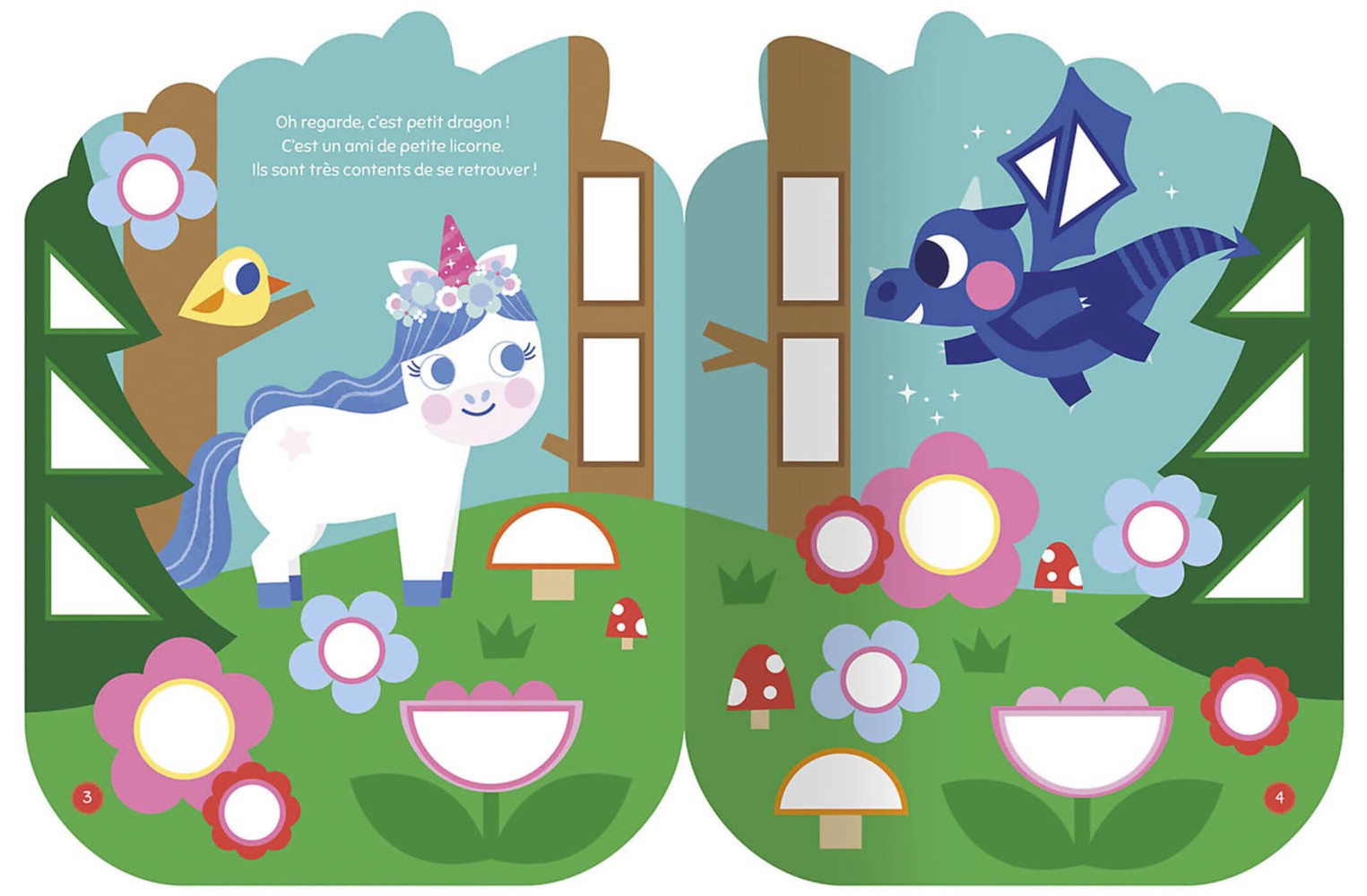 Gommettes Formes - L'aventure De Petite Licorne Gommettes Formes - L'aventure De Petite Licorne