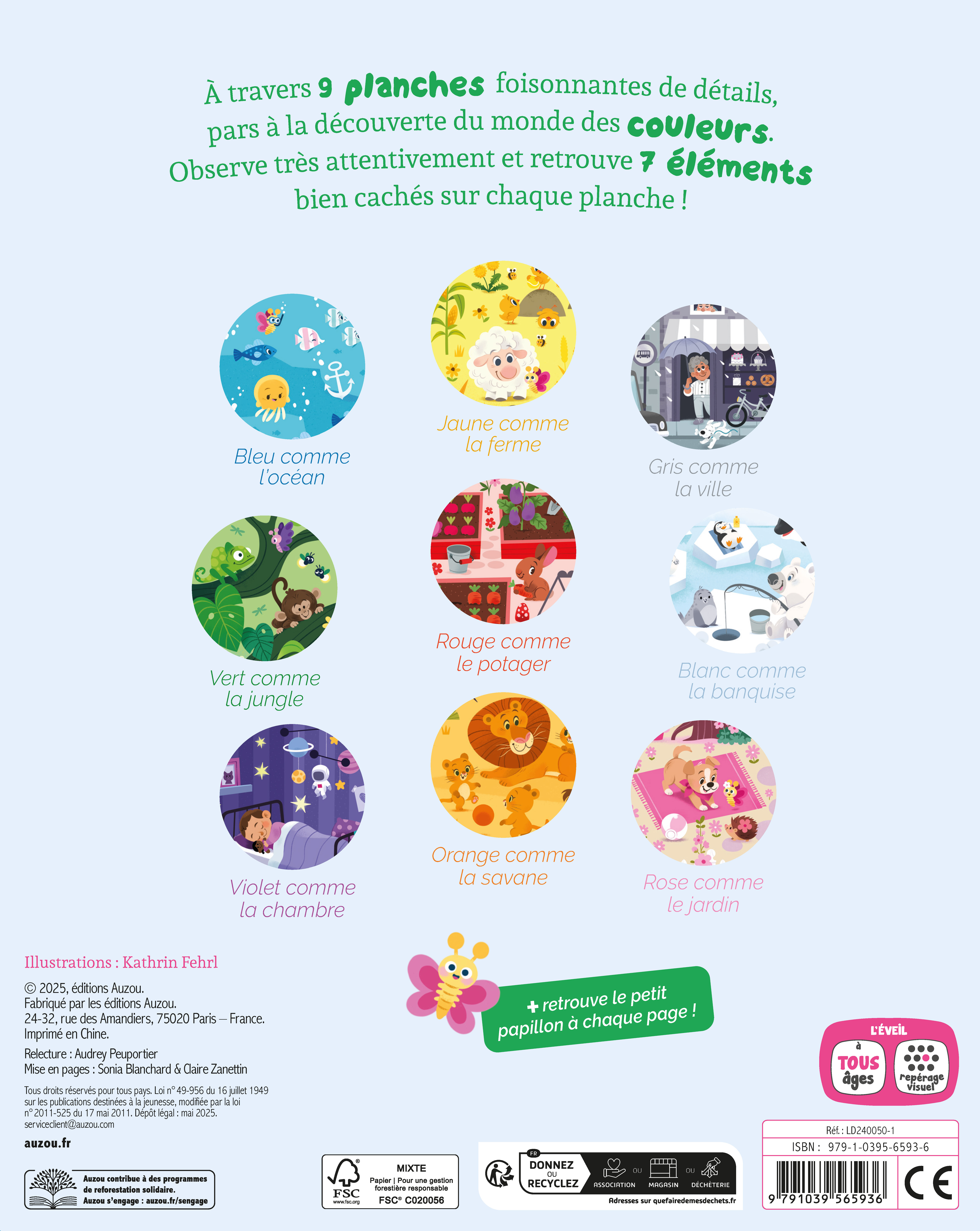 LES COULEURS - CHERCHE ET TROUVE DES TOUT-PETITS