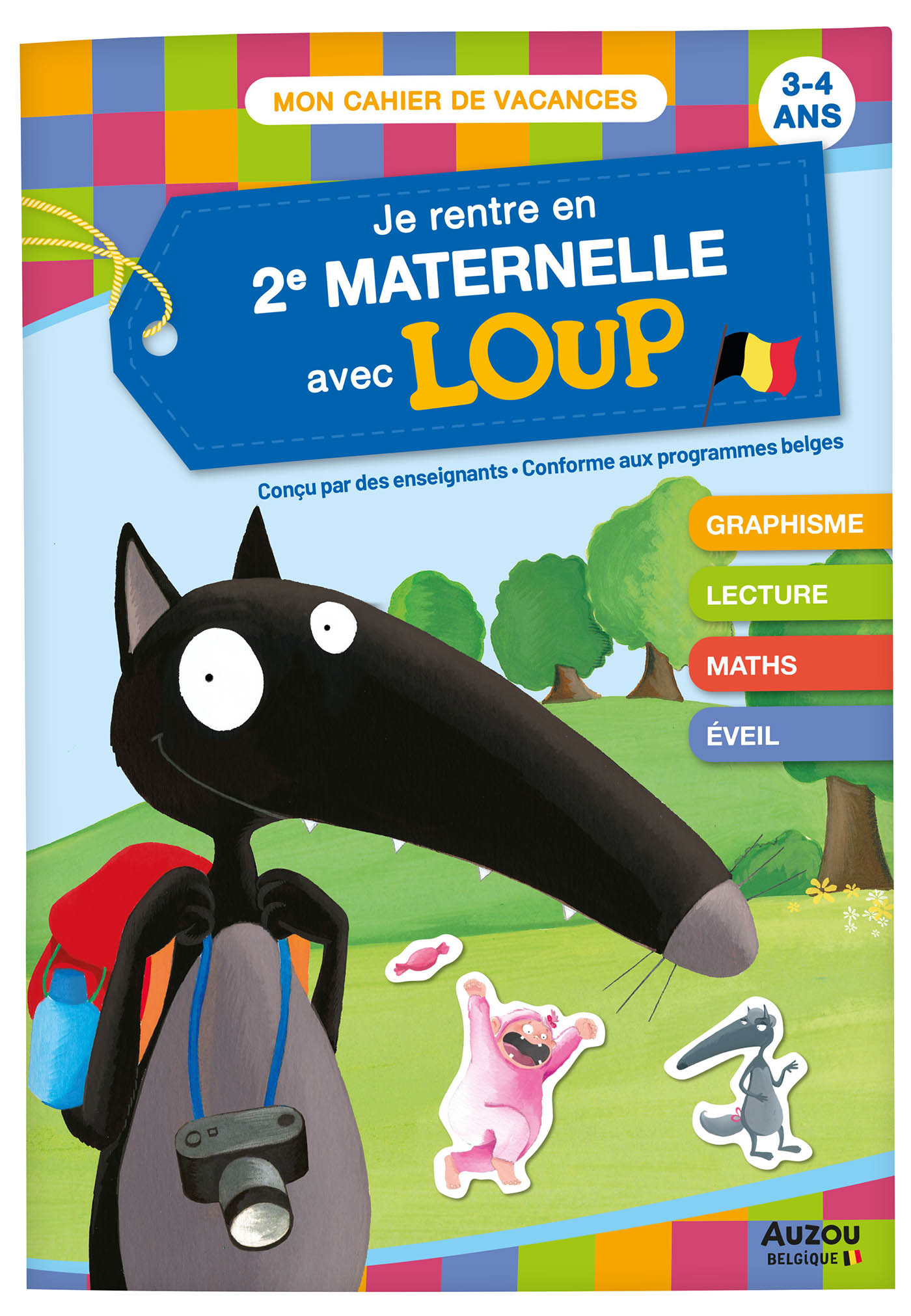 Je Rentre En Deuxième Maternelle Avec Loup Je Rentre En Deuxième Maternelle Avec Loup