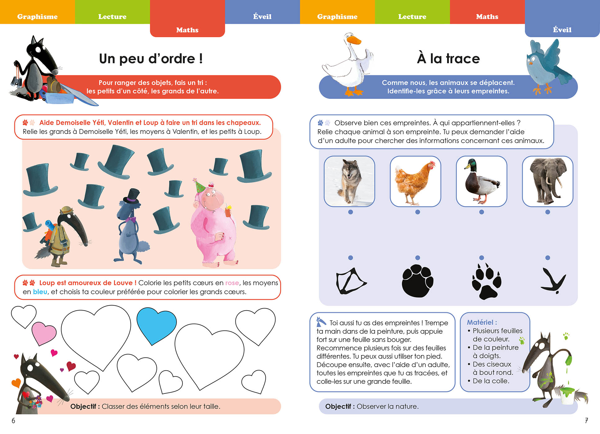 Je Rentre En Troisième Maternelle Avec Loup Je Rentre En Troisième Maternelle Avec Loup