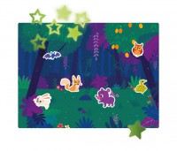 Autocollants phosphorescents