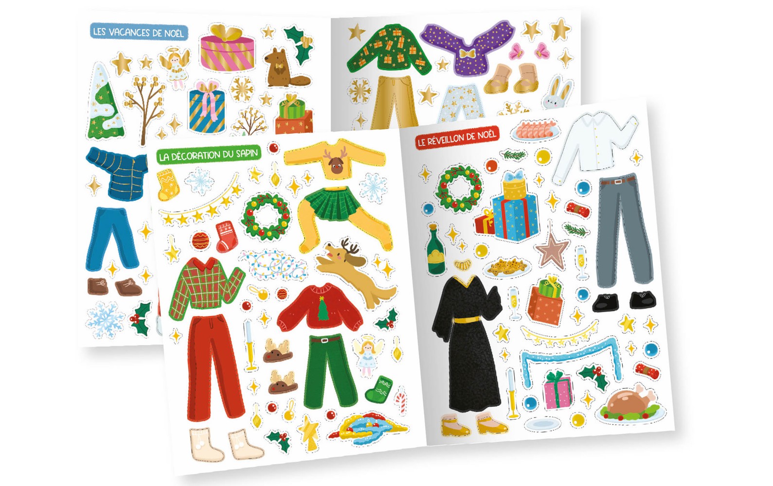 Mes 500 Autocollants Créatifs - Noël Enchanté Mes 500 Autocollants Créatifs - Noël Enchanté