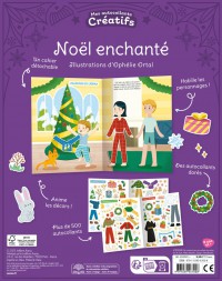 NOEL ENCHANTE - DES AUTOCOLLANTS DORES !