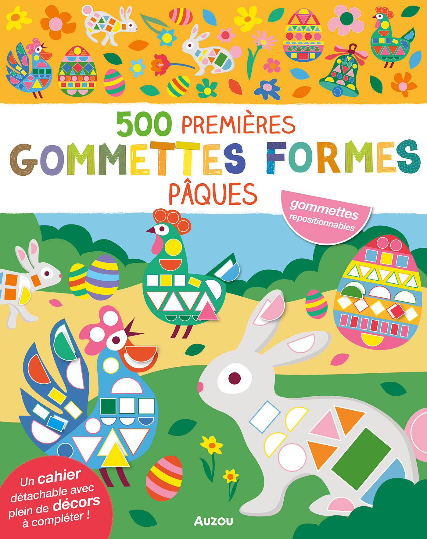 500 Gommettes Formes Pâques