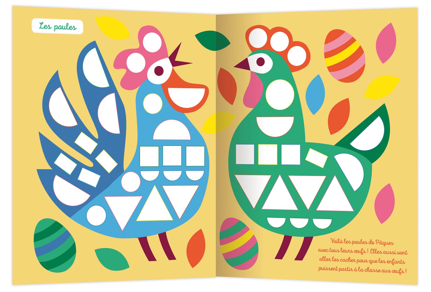 500 Gommettes Formes Pâques