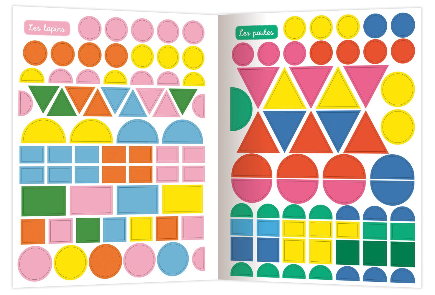 500 Gommettes Formes Pâques