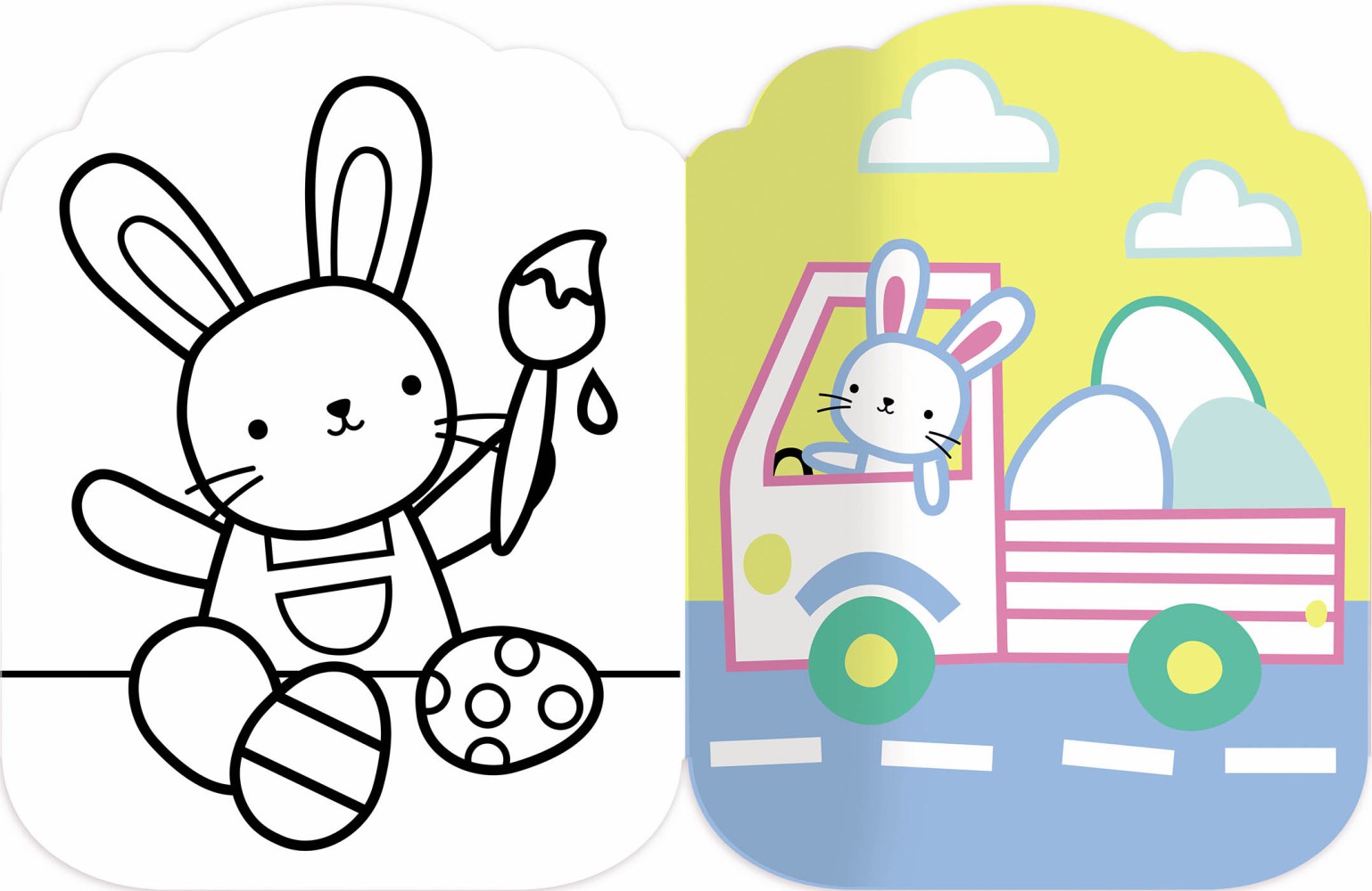 Je Colorie Sans Dépasser - Pâques