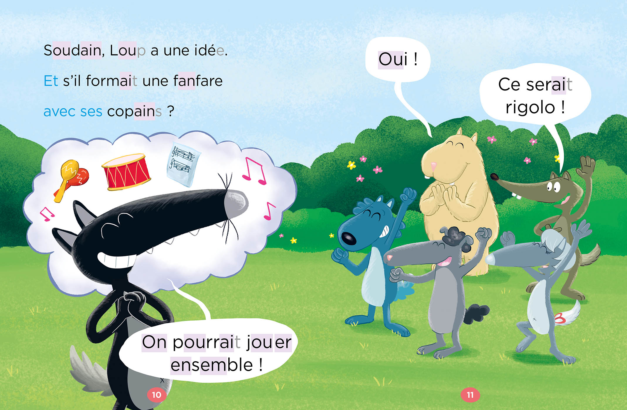 Mes Lectures Du Cp Avec Loup - En Fanfare !