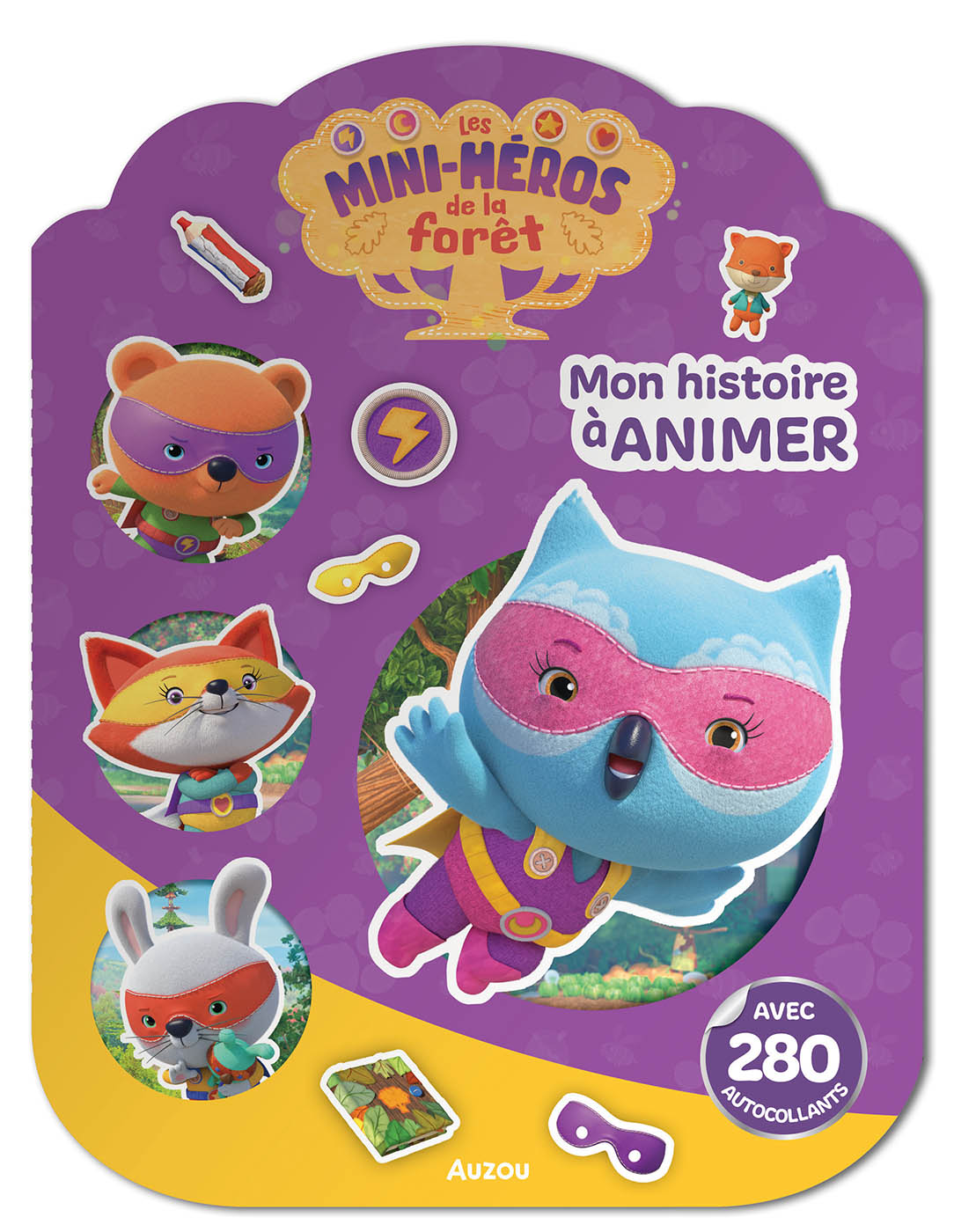 Les Mini-Héros De La Forêt - Mon Histoire À Animer Avec 280 Autocollants