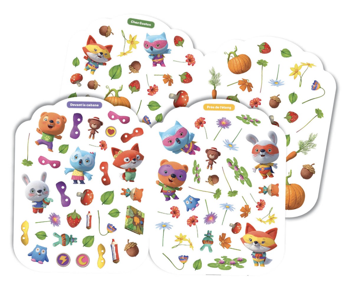 Les Mini-Héros De La Forêt - Mon Histoire À Animer Avec 280 Autocollants