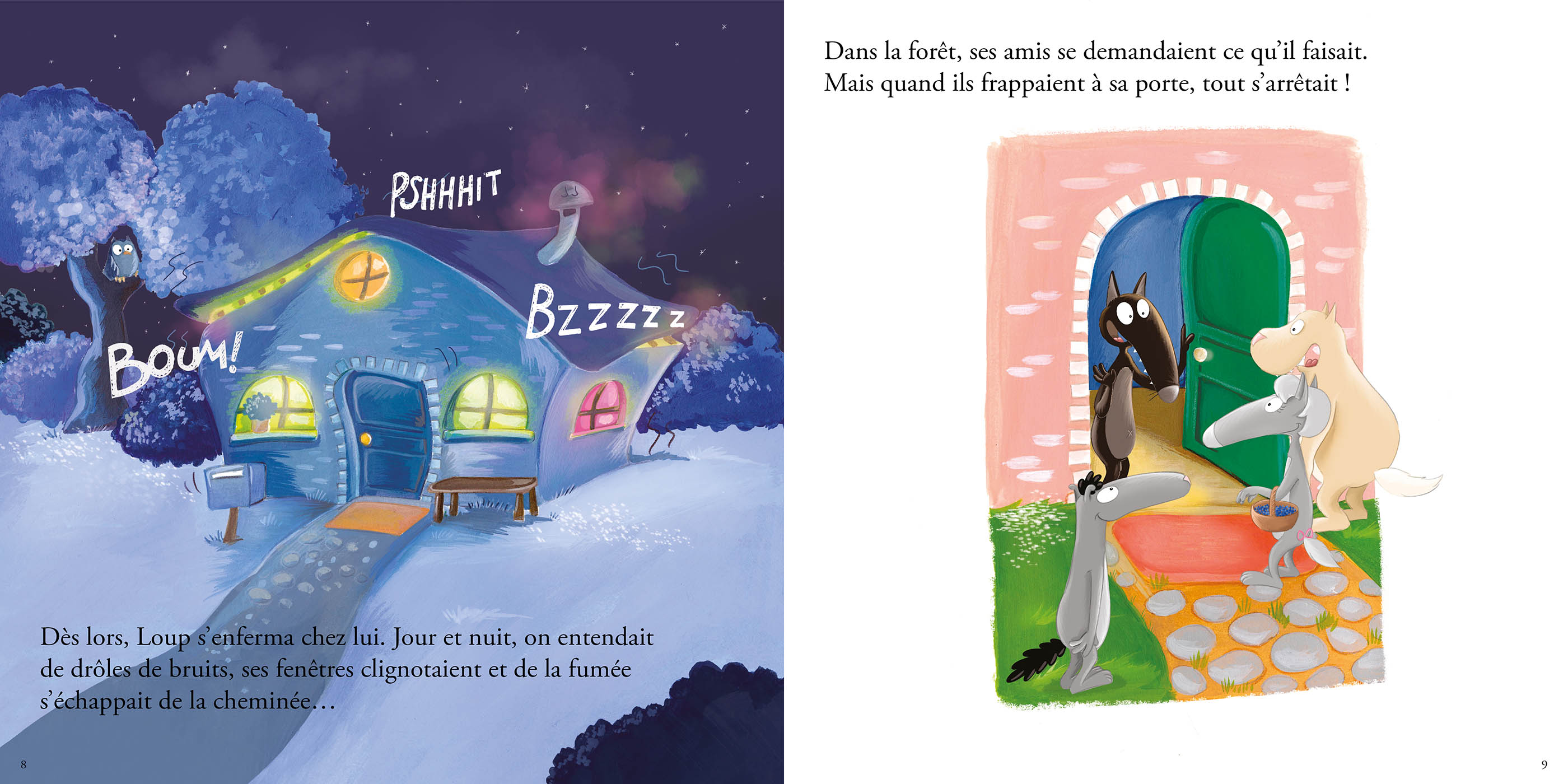 LE LOUP QUI VOULAIT ETRE UN SUPER MAGICIEN