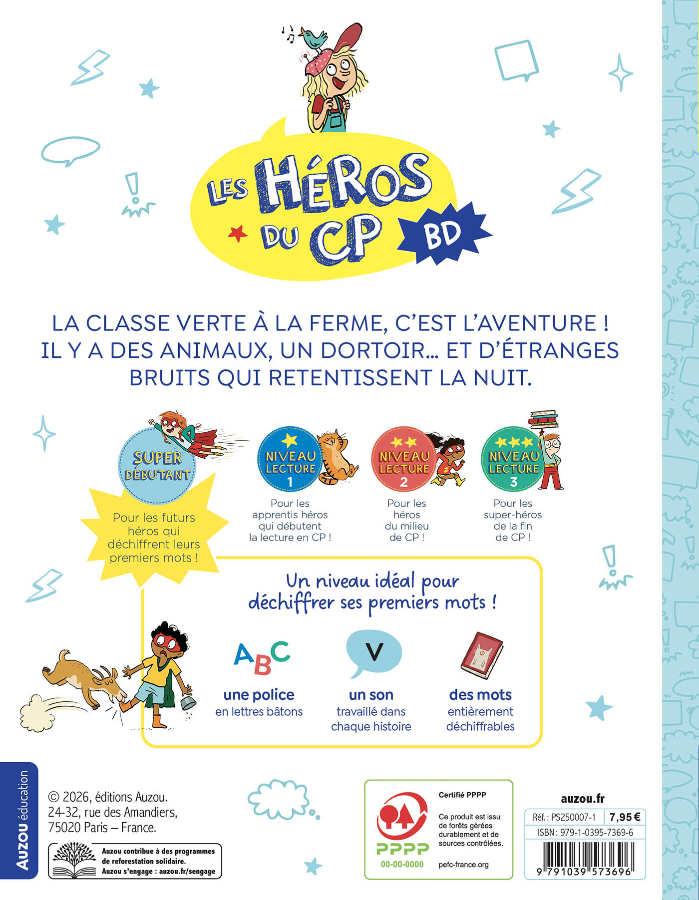 LA CLASSE VERTE - LES HEROS DU CP EN BD SUPER DEBUTANT 