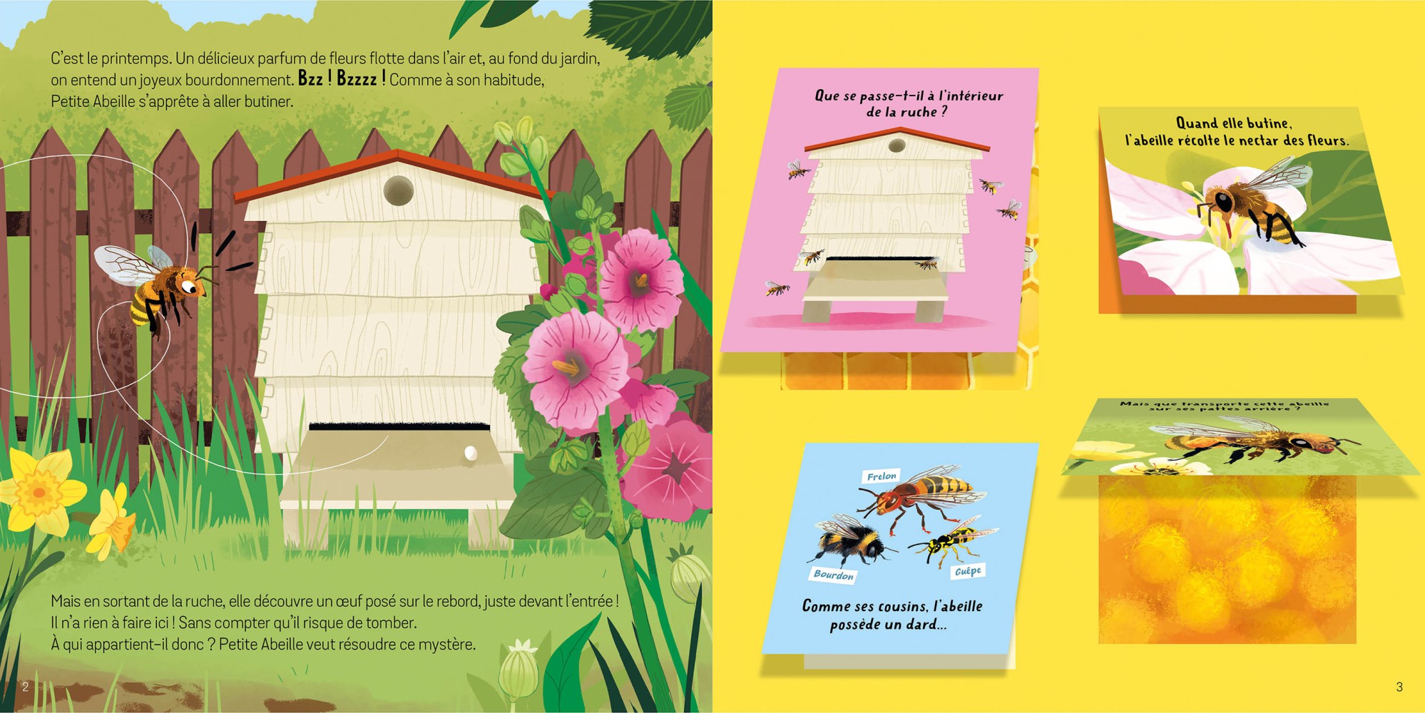 LES ANIMAUX DU JARDIN - SOULEVE LES FLAPS 