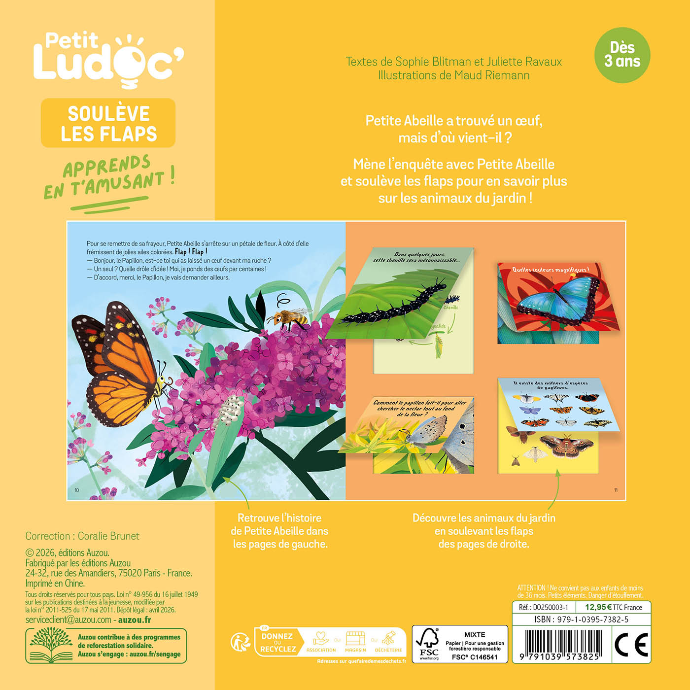 LES ANIMAUX DU JARDIN - SOULEVE LES FLAPS 