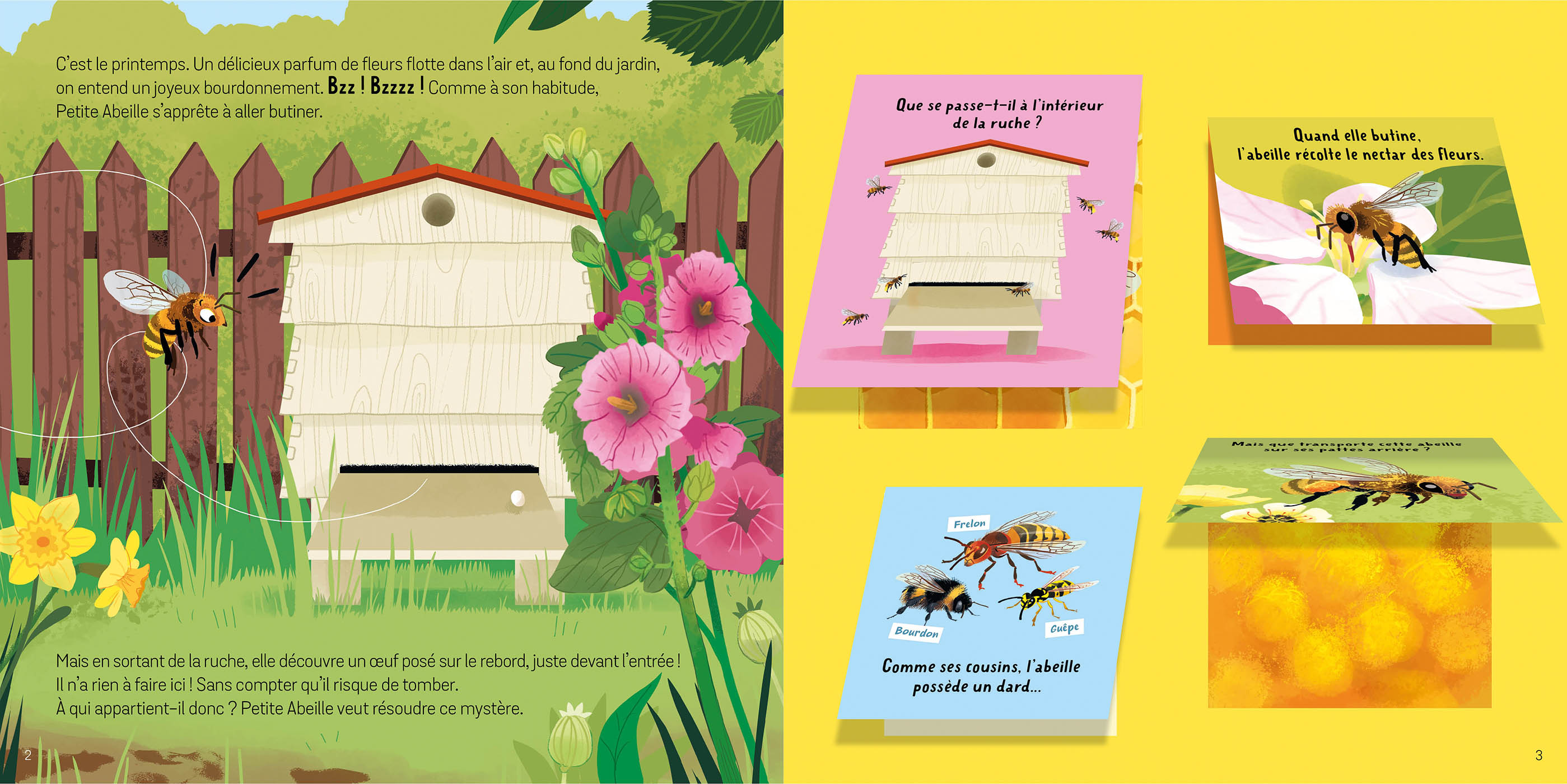 LES ANIMAUX DU JARDIN - SOULEVE LES FLAPS 