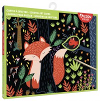 Ma pochette d'artiste - cartes à gratter - forêt