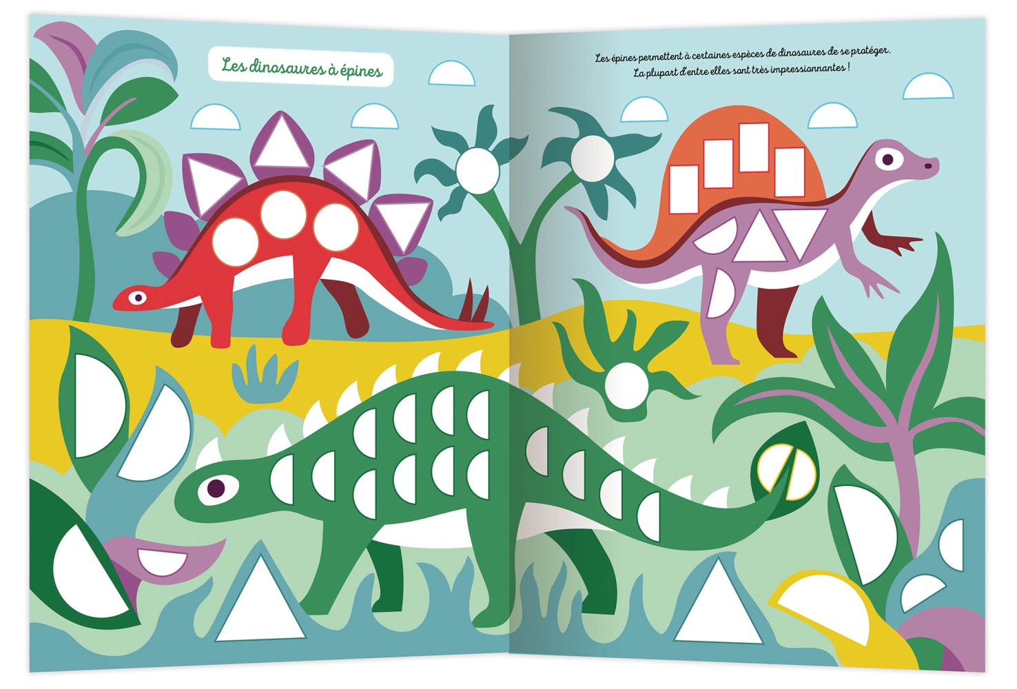 Mes Tout Premiers Autocollants - 1000 Premières Gommettes Formes Dinosaures