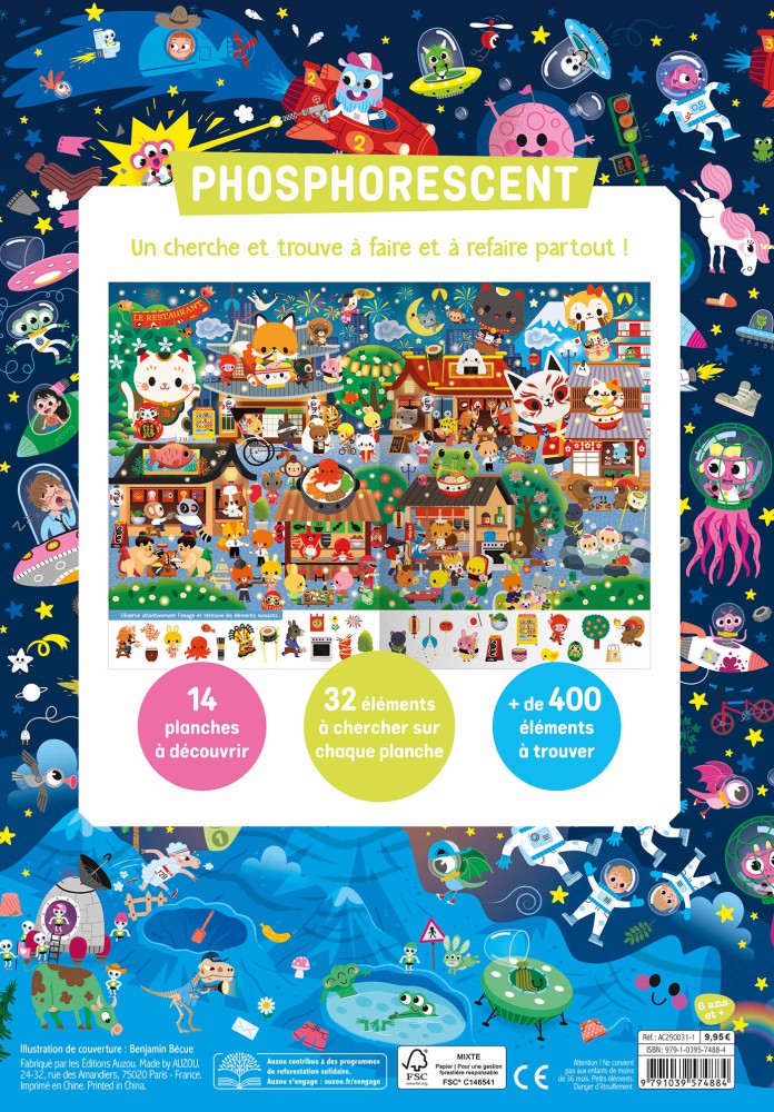 CHERCHE ET TROUVE - PHOSPHORESCENT