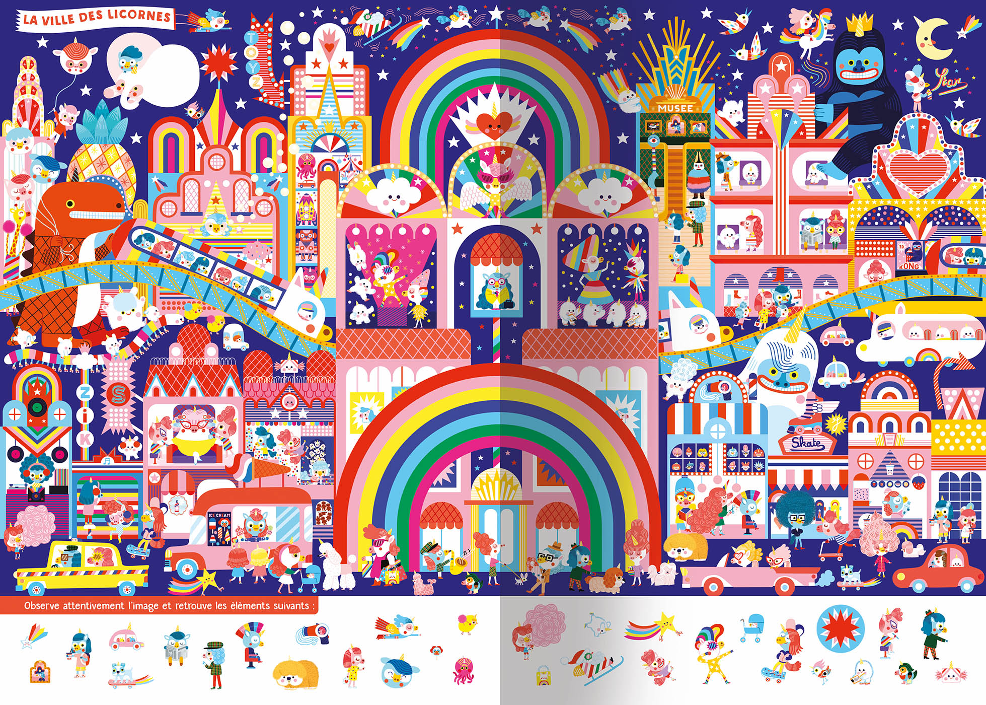 CHERCHE ET TROUVE - PHOSPHORESCENT