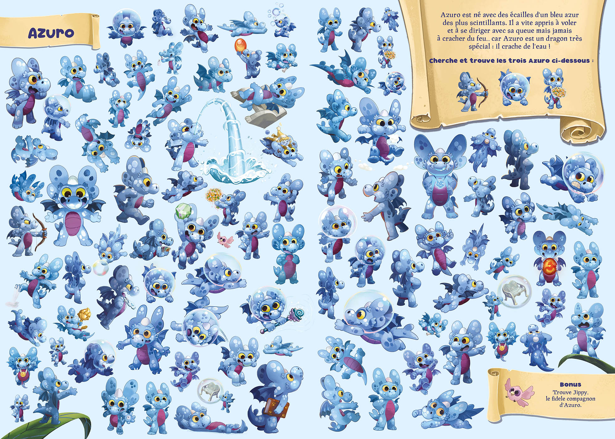 CHERCHE ET TROUVE - AZURO ET LES DRAGONS