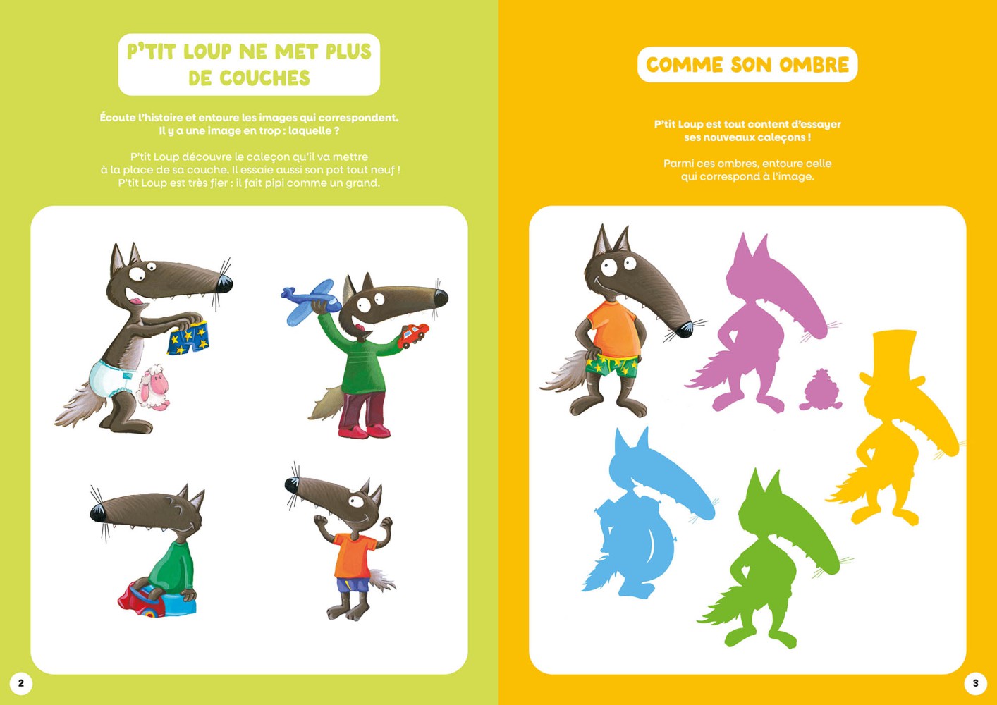 P'tit Loup - Mon Cahier D'activités - Je Vais Sur Le Pot