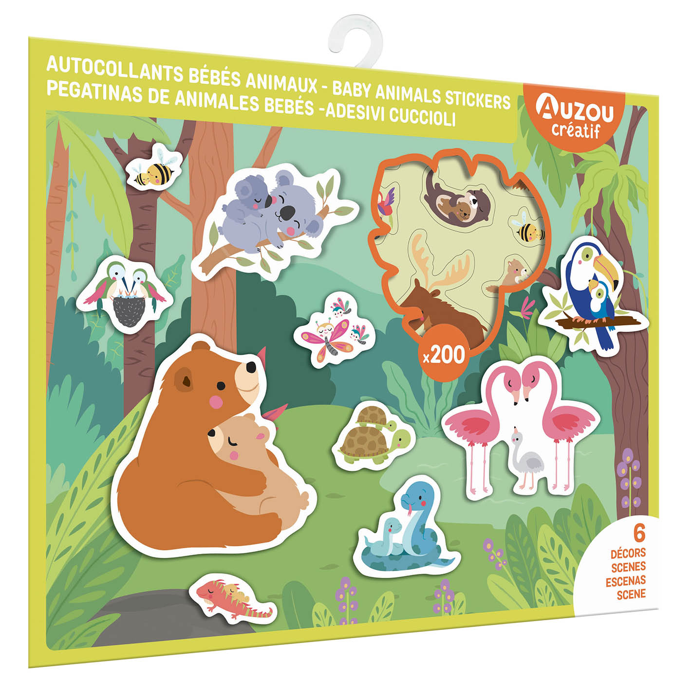 Ma Pochette D'artiste - Autocollants Bébés Animaux Ma Pochette D'artiste - Autocollants Bébés Animaux