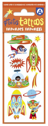 Mes p'tits tattoos - Mes p'tits tattoos super-héros
