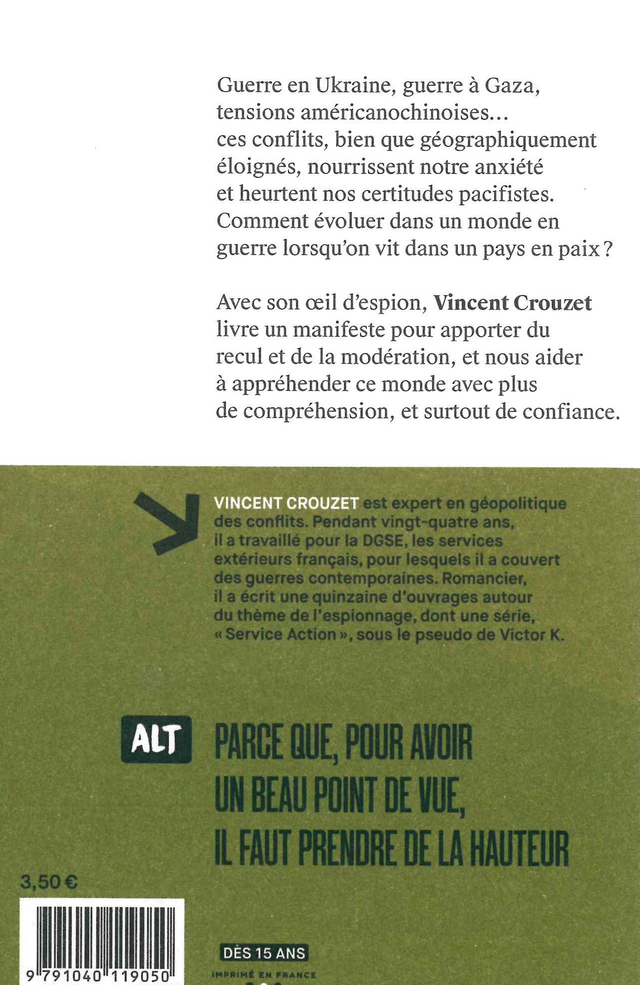 COMMENT VIVRE DANS UN MONDE EN GUERRE ?