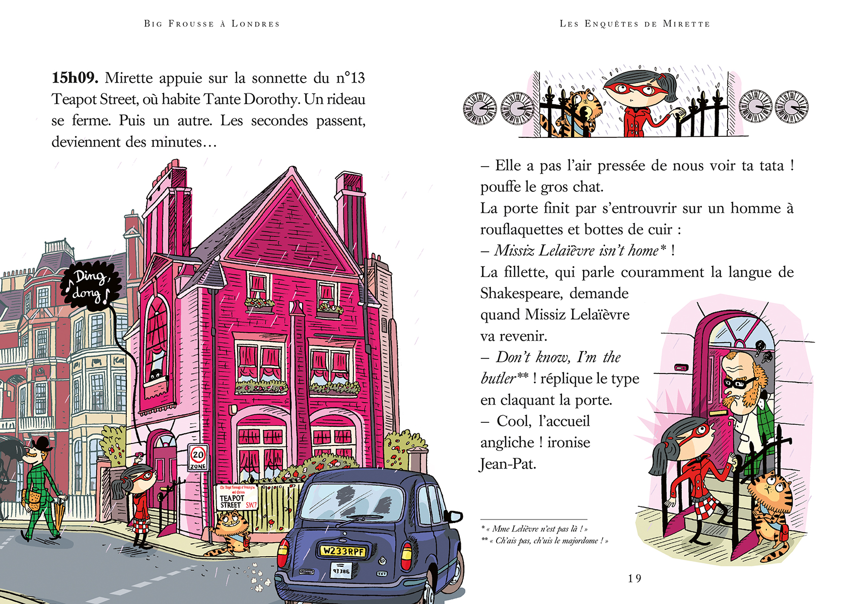 BIG FROUSSE A LONDRES - LES ENQUETES DE MIRETTE