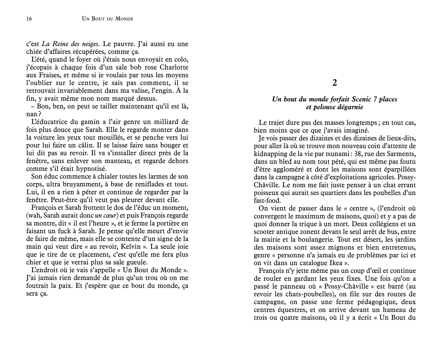 UN BOUT DU MONDE 