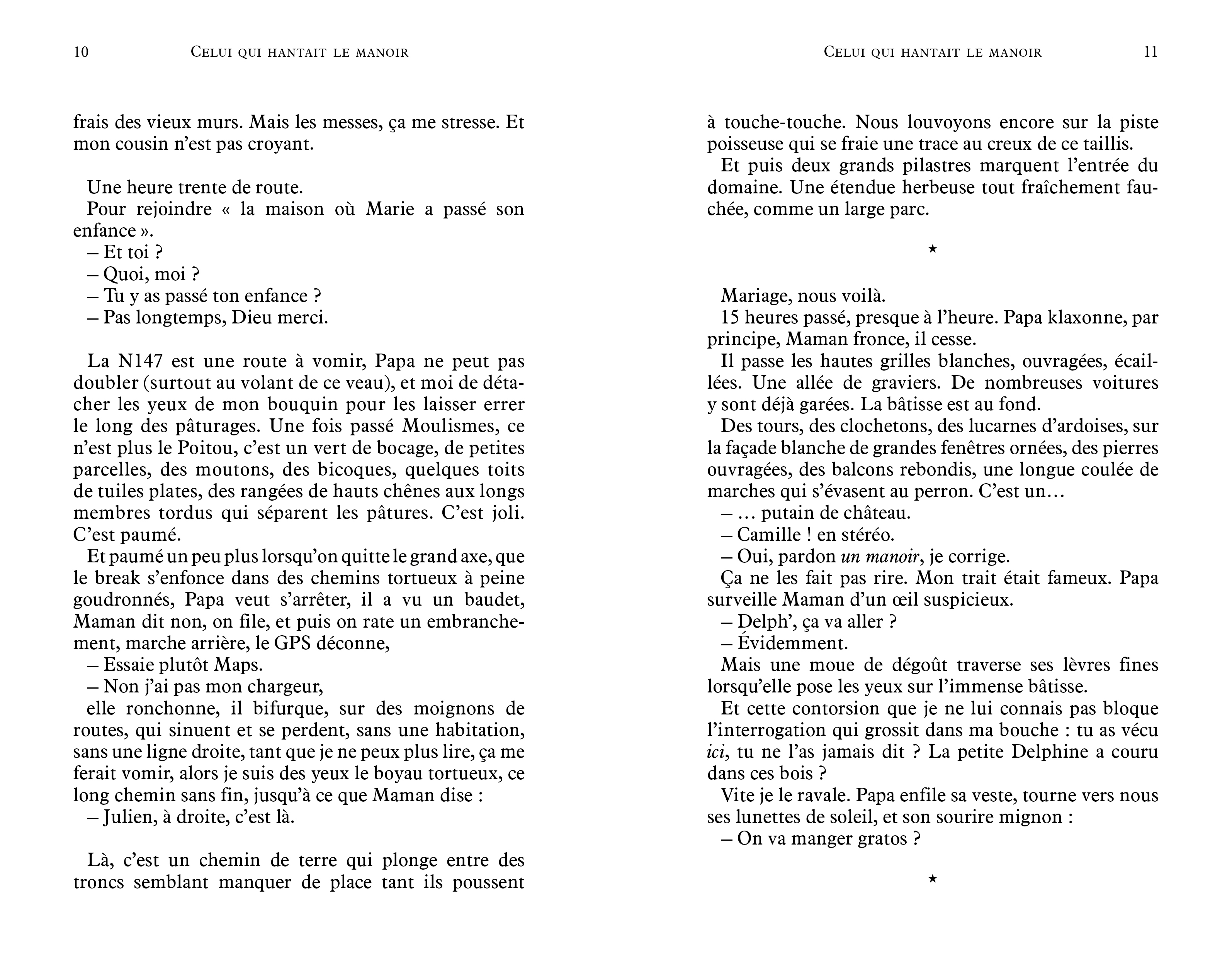 CELUI QUI HANTAIT LE MANOIR