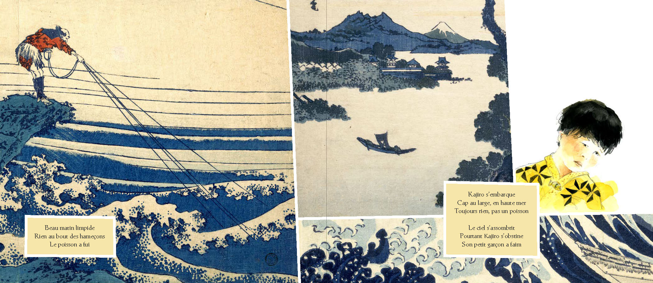 SOUS LA GRANDE VAGUE-UN VOYAGE DANS LES OEUVRES DE  HOKUSAI