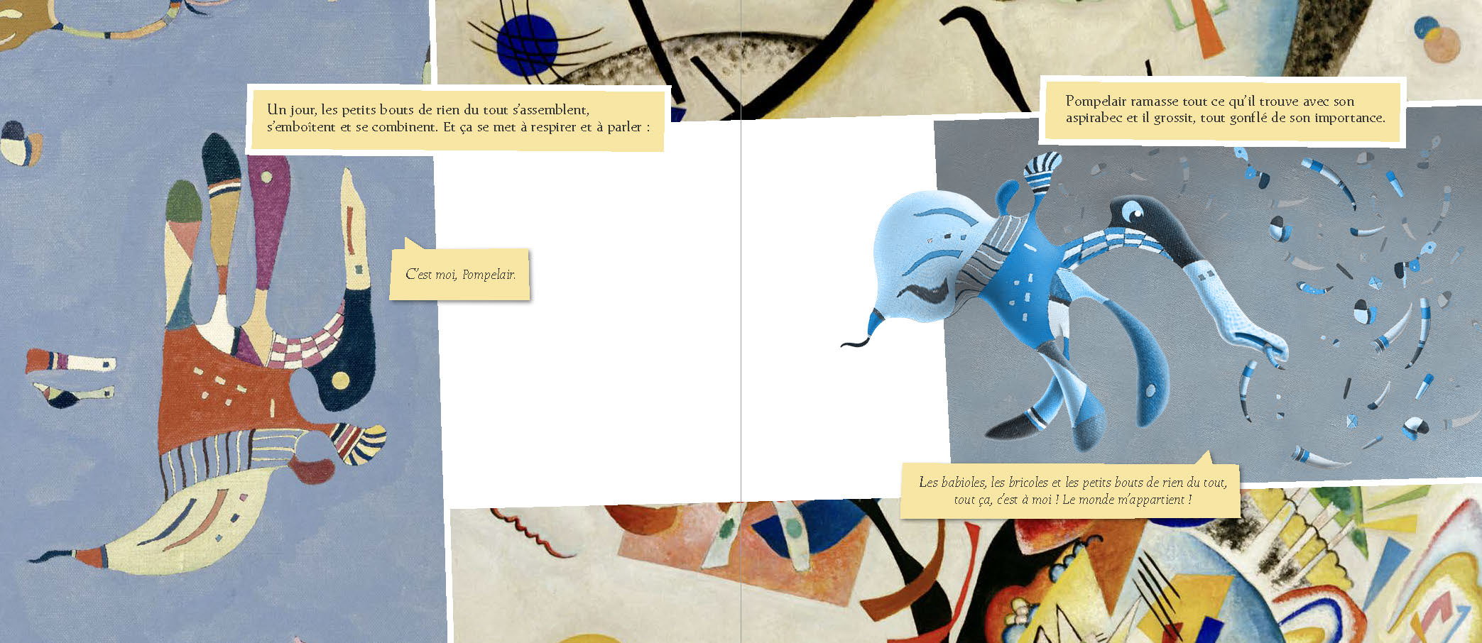 LES BRINDERIENS ET LE TELE-FEERIQUE : UN VOYAGE DANS LES OEUVRES DE VASSILI KANDINSKY