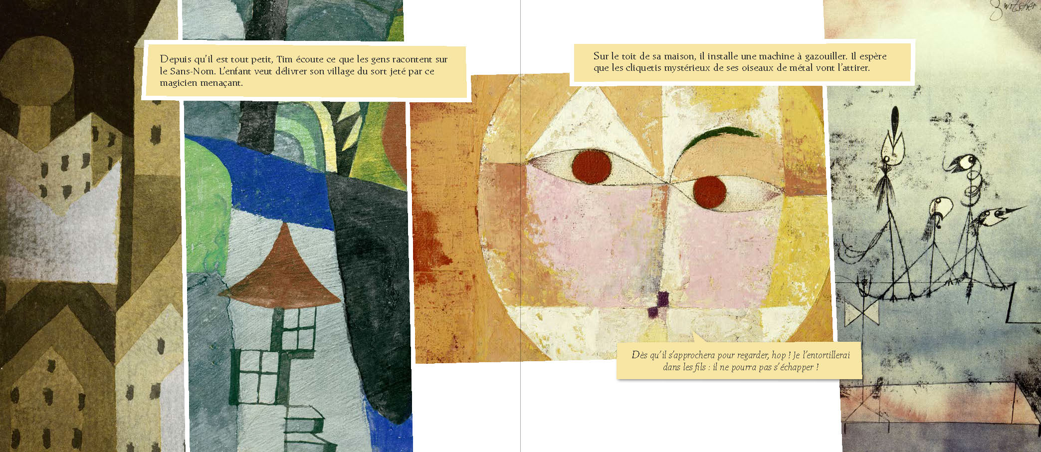 TIM ET LE SANS-NOM : UN VOYAGE DANS LES OEUVRES DE PAUL KLEE