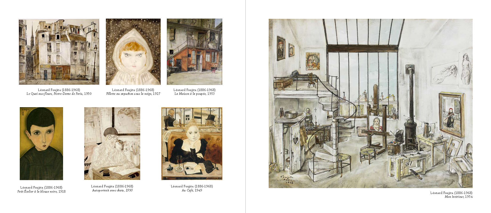 LES ENFANTS PARALLELES : UN VOYAGE DANS LES OEUVRES DE LEONARD FOUJITA