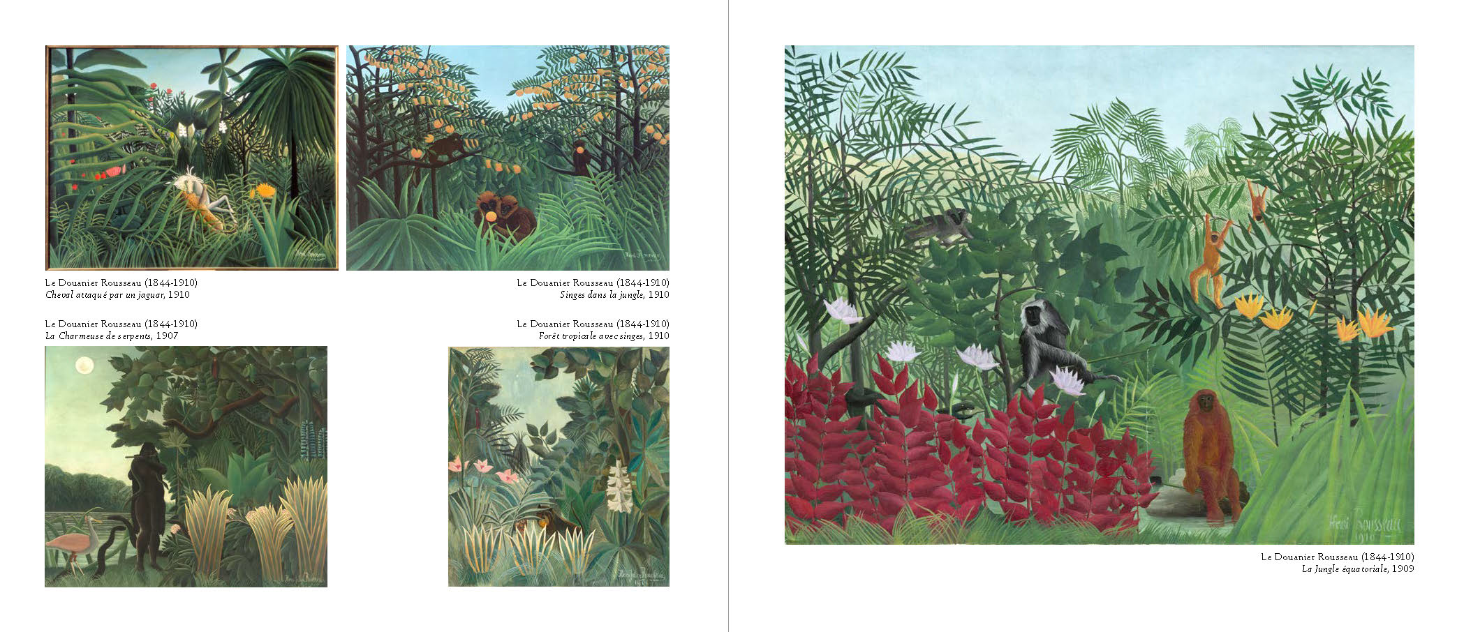 EN DESCENDANT LE FLEUVE : UN VOYAGE DANS LES OEUVRES DU DOUANIER ROUSSEAU