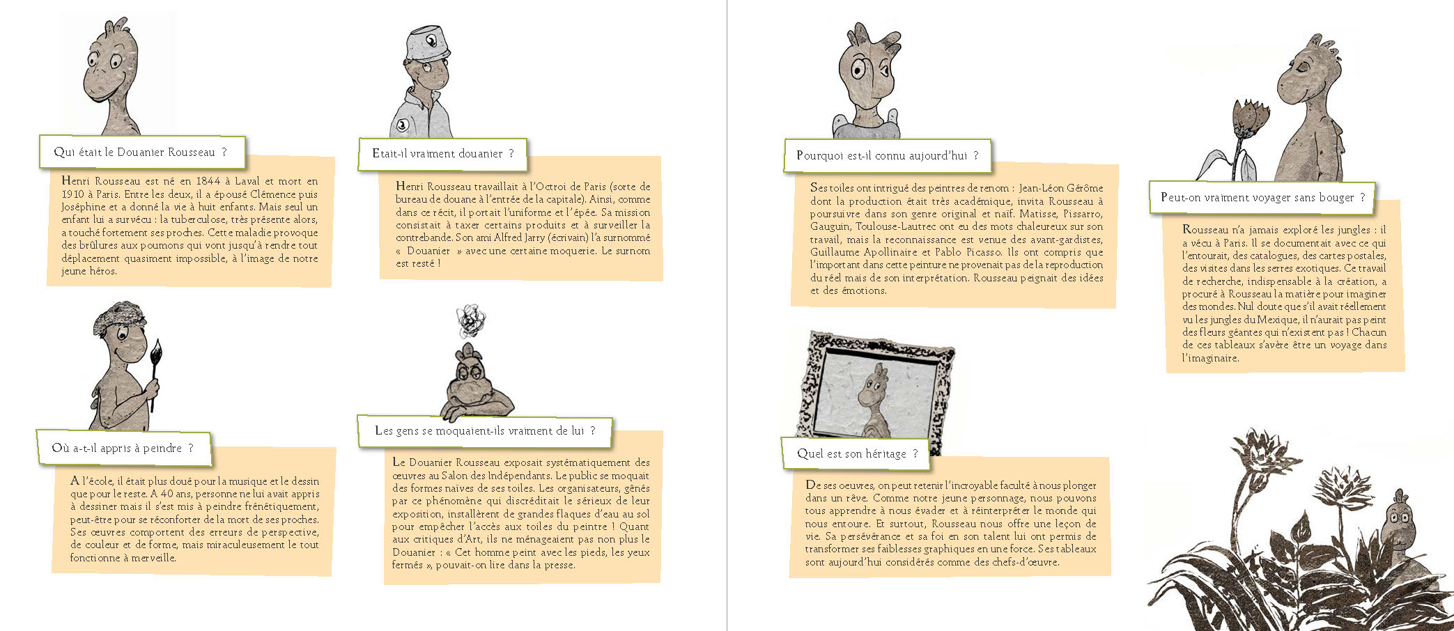 EN DESCENDANT LE FLEUVE : UN VOYAGE DANS LES OEUVRES DU DOUANIER ROUSSEAU