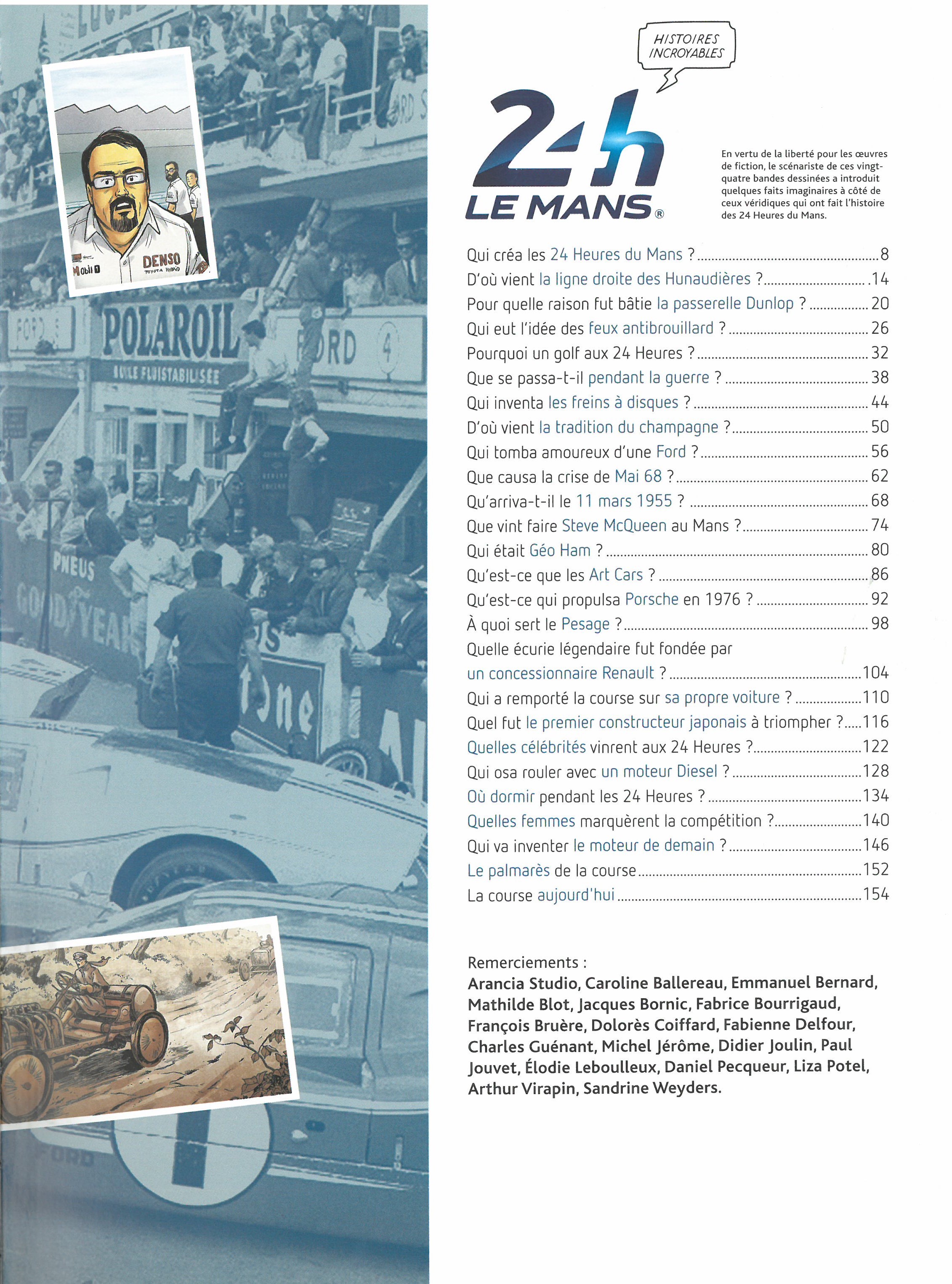 HISTOIRES INCROYABLES DES 24 H DU MANS