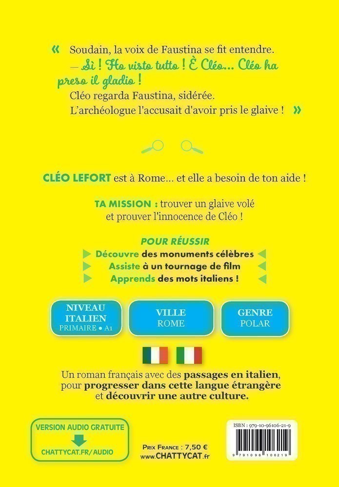 CLEO LEFORT - ENIGME A ROME (ITALIEN)