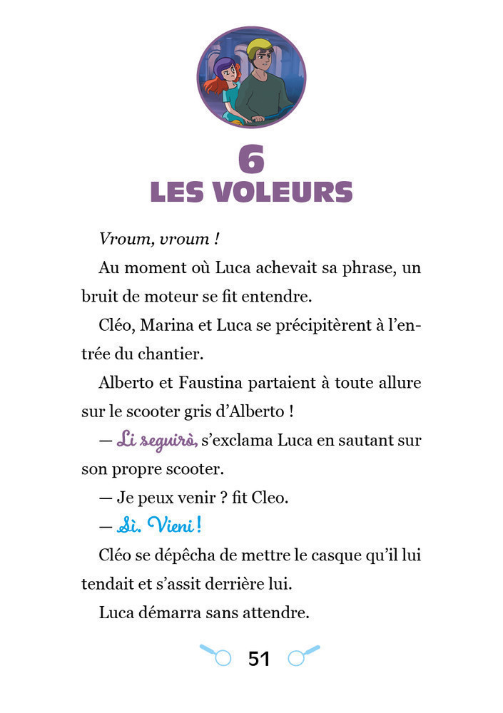 CLEO LEFORT - ENIGME A ROME (ITALIEN)