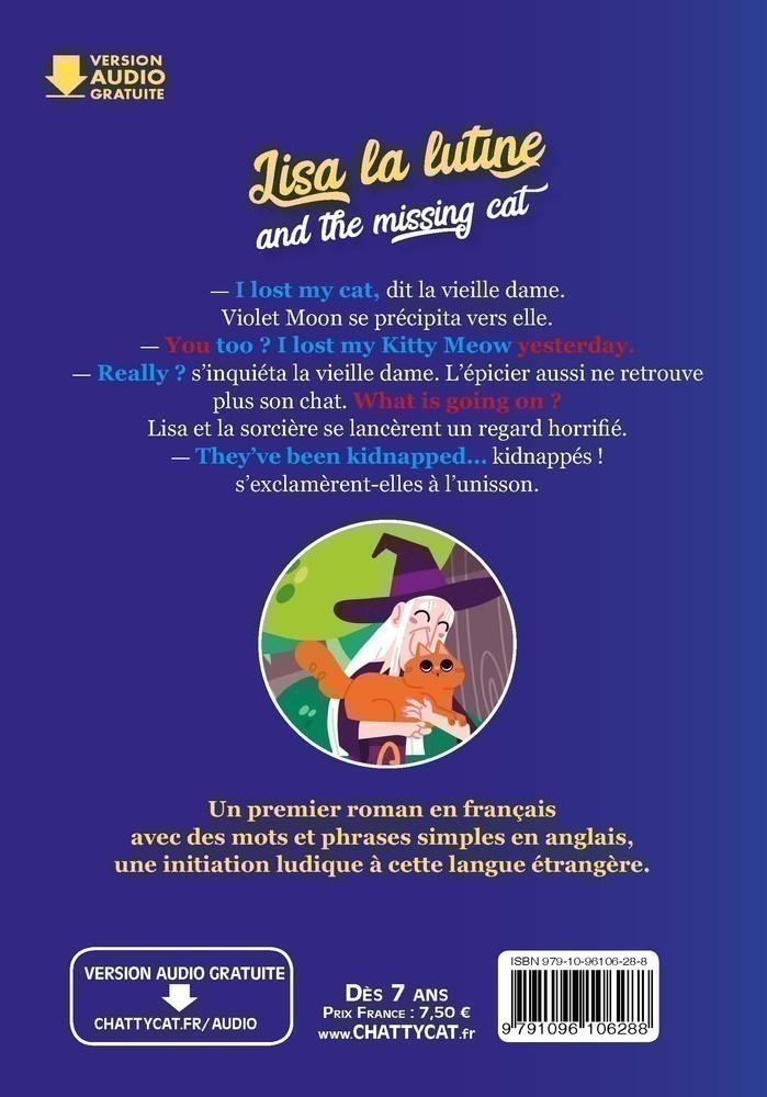 LISA LA LUTINE AND THE MISSING CAT (ANGLAIS)