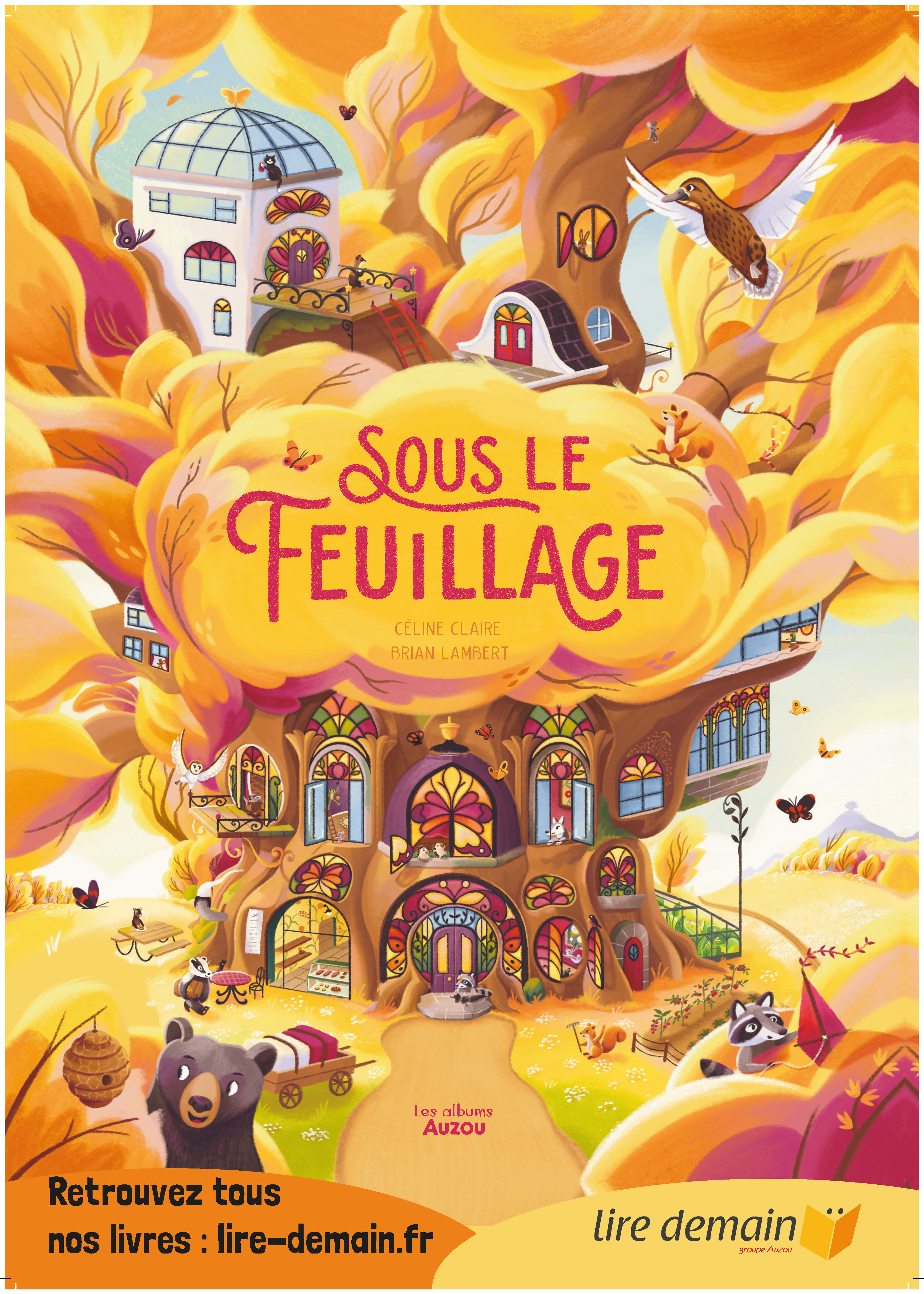 POSTER SOUS LE FEUILLAGE