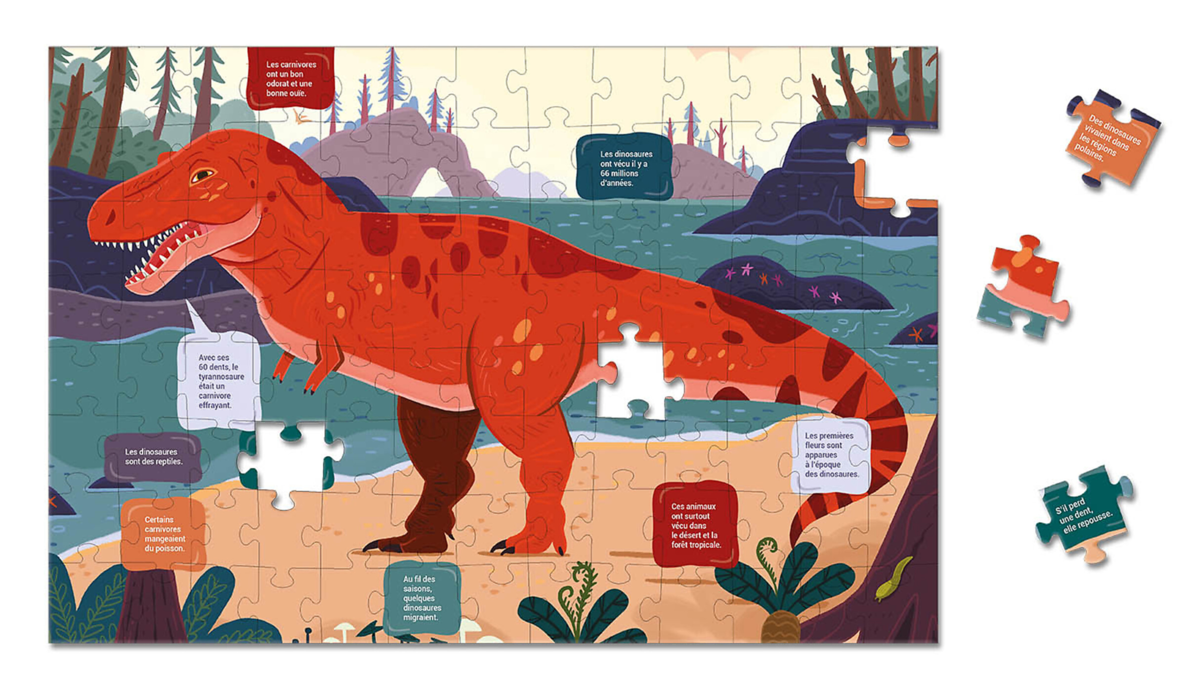 Mon Puzzle Recto-Verso T-Rex Mon Puzzle Recto-Verso T-Rex