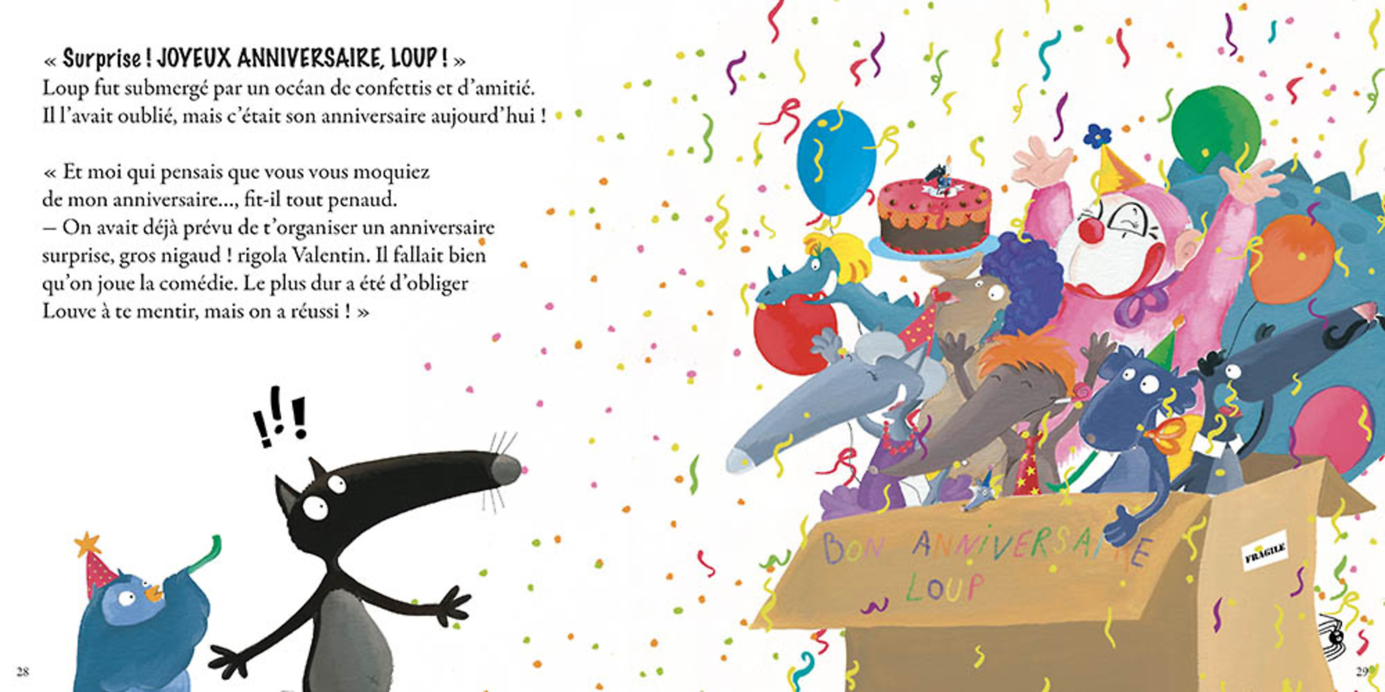 Le Loup Qui Fêtait Son Anniversaire
