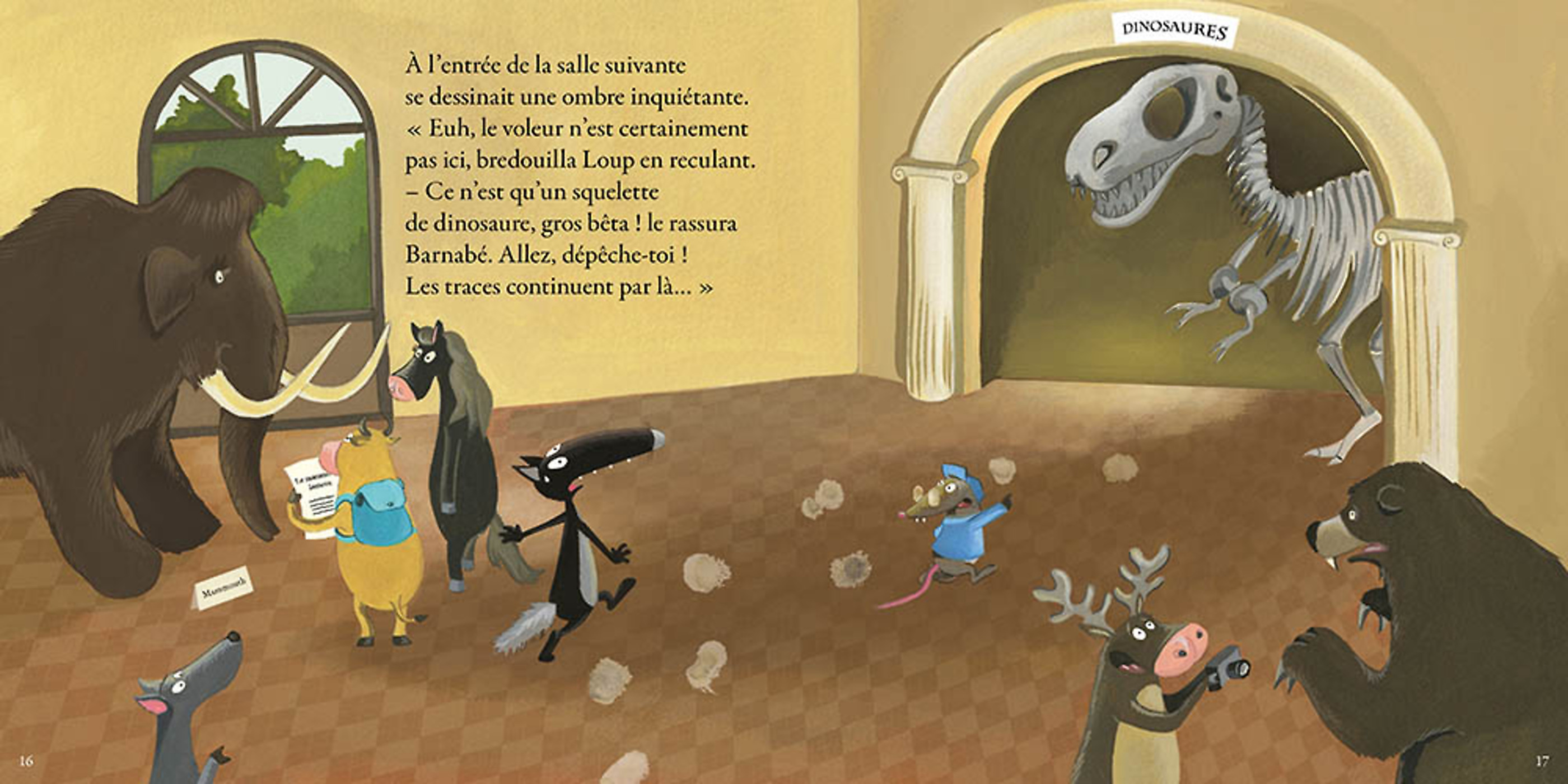 Le Loup Qui Enquêtait Au Musée