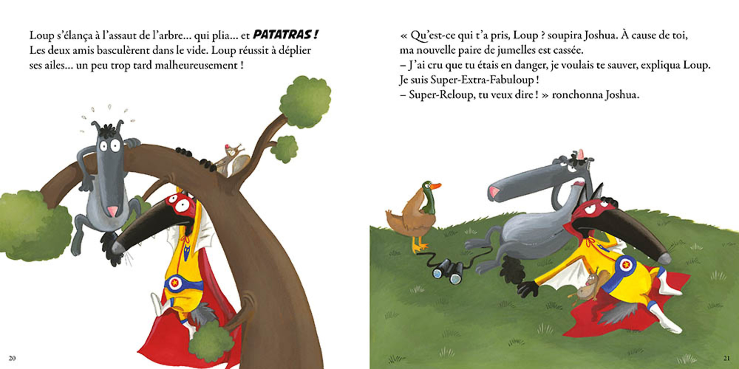 Le Loup Qui Voulait Être Un Super-Héros