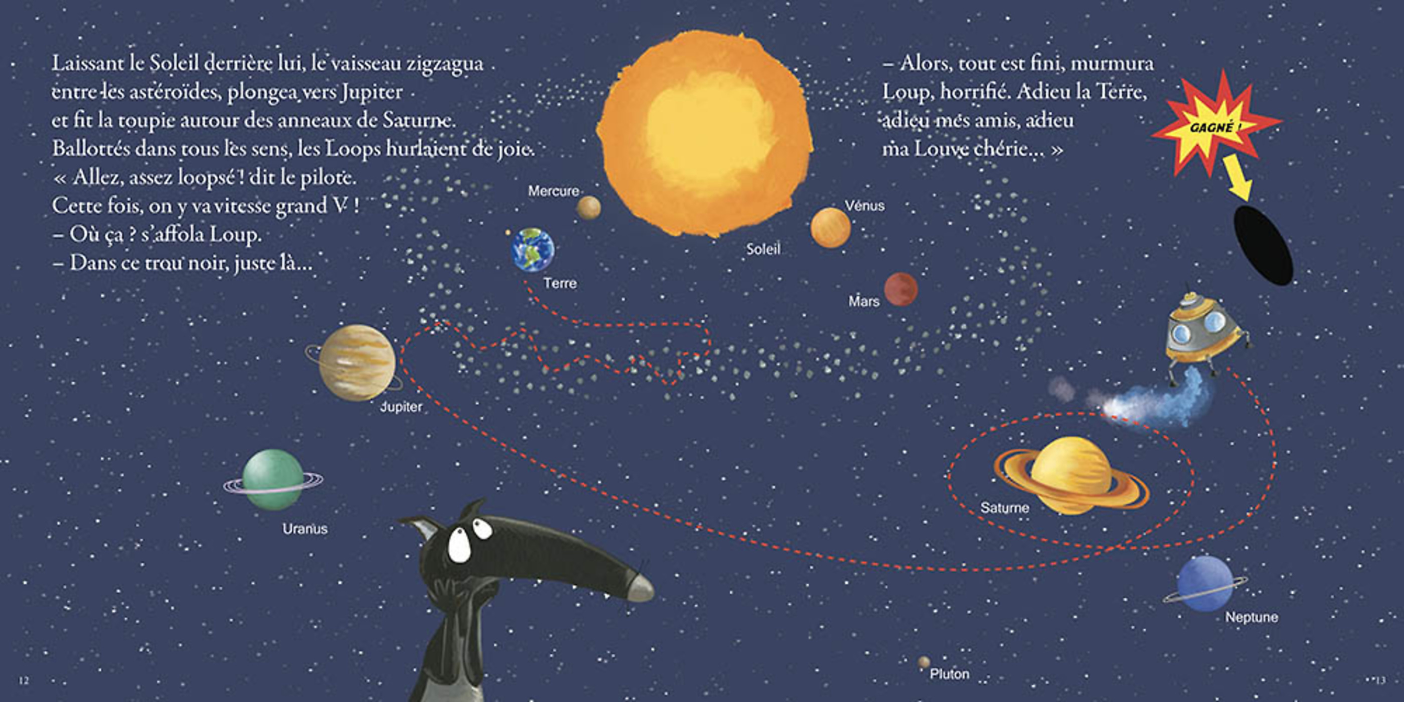 Le Loup Qui Avait La Tête Dans Les Étoiles