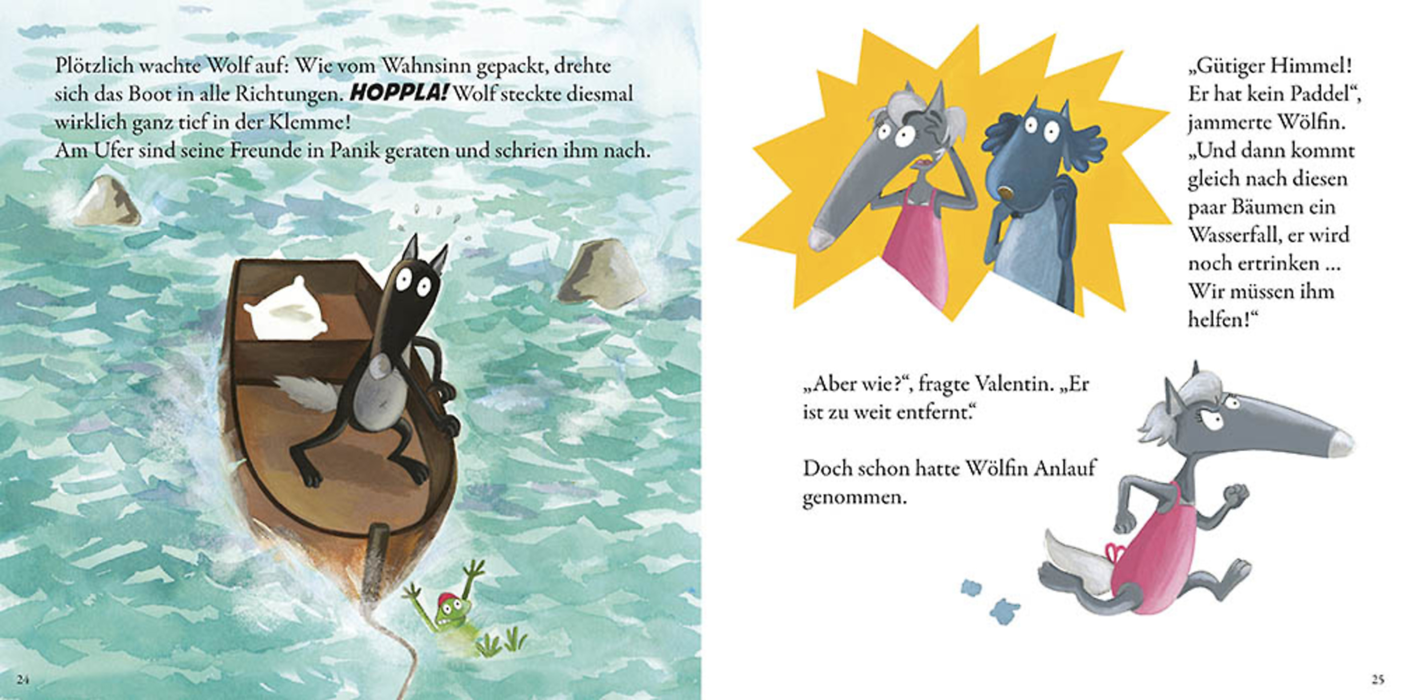 Le Loup Qui Voulait Être Un Super-Héros En Allemand