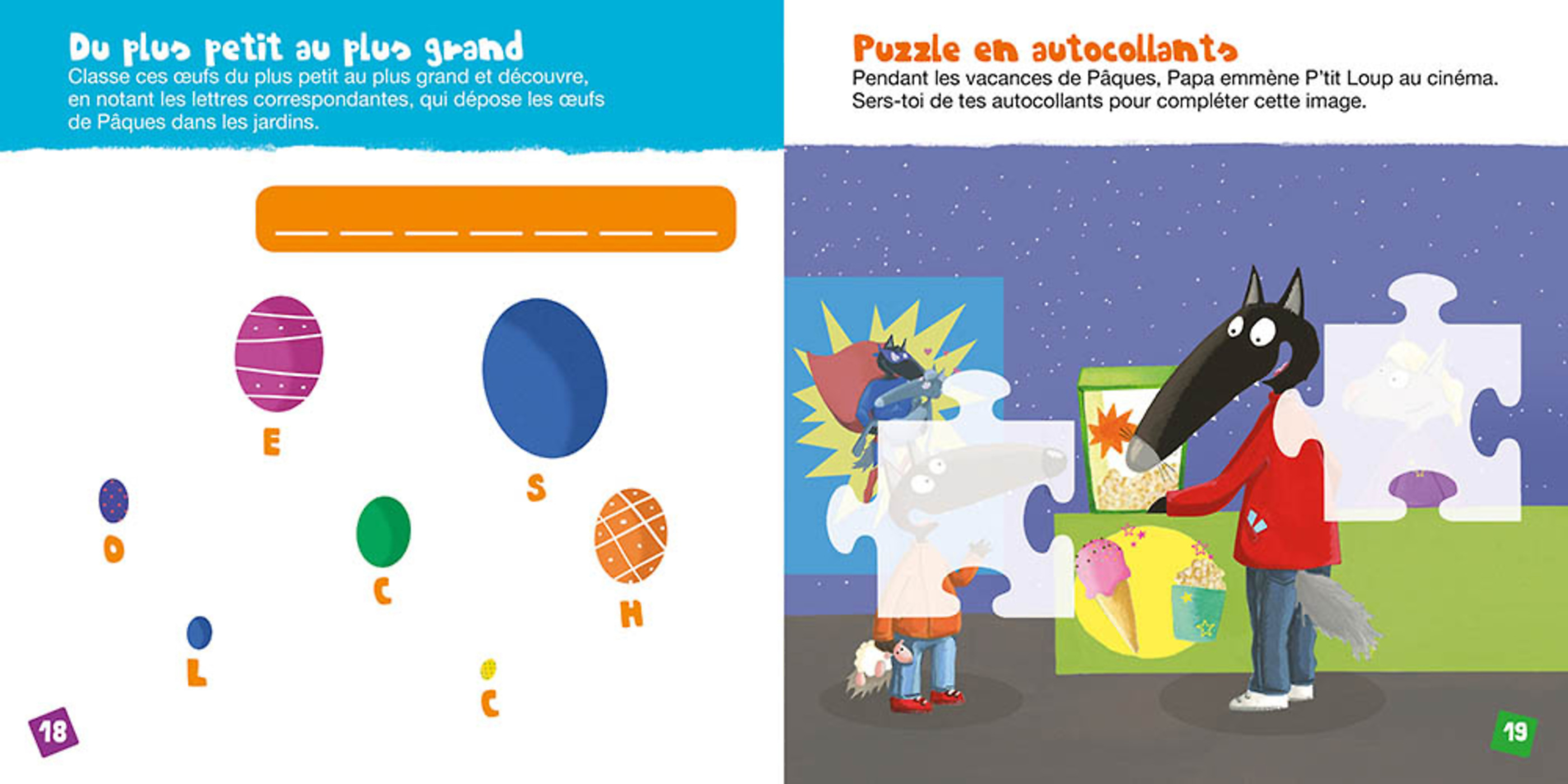 Mon Cahier D'activites P'tit Loup - Special Pâques